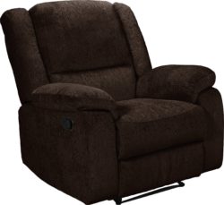 Collection - Shelly Manual - Recliner Chair - Chocolate